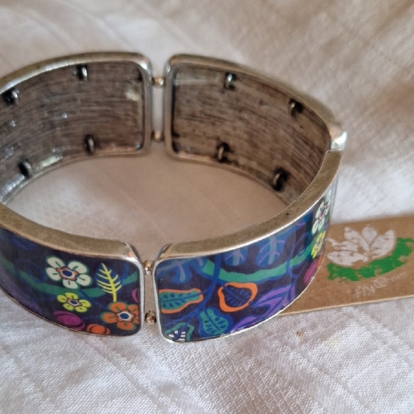 Lily Bloom Multicolor Floral Bangles - Picture 3 of 6